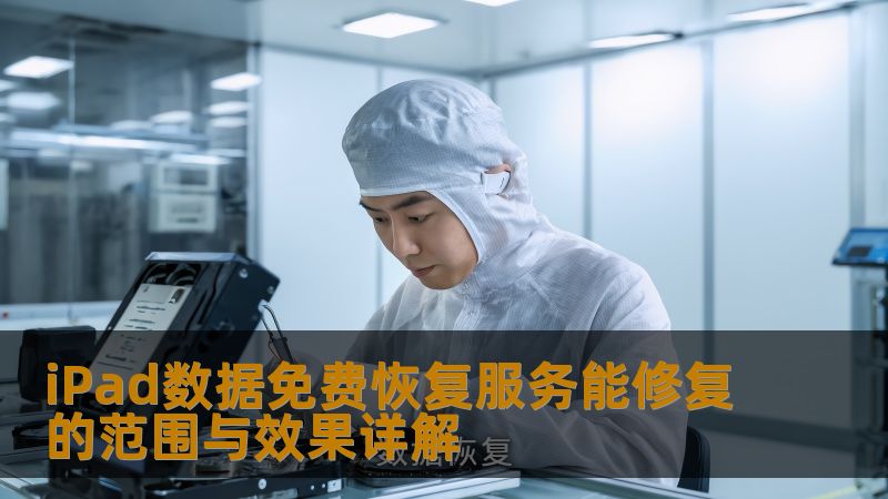 了解iPad数据免费恢复服务的修复范围与效果，解决您的数据恢复难题。
