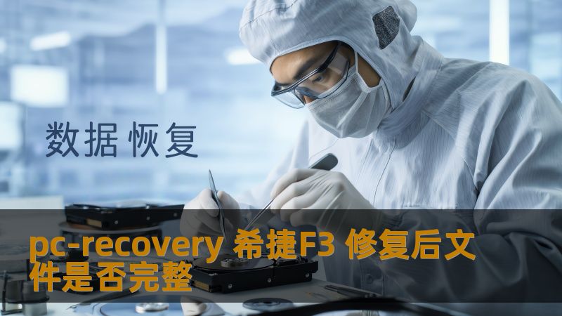 了解pc-recovery在希捷F3硬盘修复后文件的完整性，掌握恢复方法及实战案例，助您高效解决数据丢失问题。