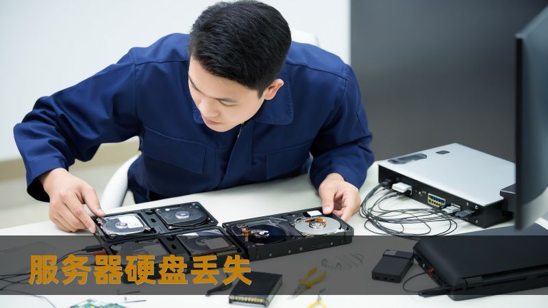 服务器硬盘丢失解决方案：数据恢复实战指南            服务器硬盘丢失：如何应对和恢复关键数据？    你是否曾在工作中遇到过服务器硬盘突然出现故障，导致重要资料无法访问？或者在日常使用中，无意中删除了关键文件，发现找不到硬盘中的数据？这些问题，不仅让人头疼，还可能严重影响业务运行或工作成果。尤其在数据量庞大、业务连续性要求高的环境下，硬盘丢失或损坏的冲击尤为显著。其实，面对这样的困境，依...