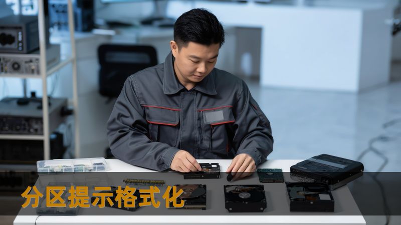 【1. TDK（自动生成）】    分区提示格式化导致数据丢失，实用修复指南解析            【2. 标题】        分区提示格式化？这些方法帮你轻松修复数据    【3. 开篇引导】        你是否曾在使用硬盘或U盘时，突然遇到“分区提示格式化”的提示，惊慌失措？笔记本硬盘突然无法识别，重要的工作文件或珍贵照片变得不可获取，焦虑随之而来。实际上，分区提示格式化是硬盘管理中的...