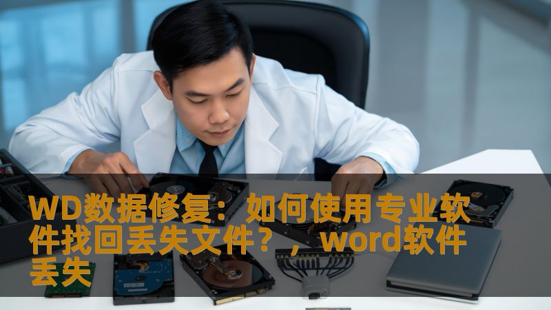 本文介绍了如何利用专业的WD数据修复软件找回丢失文件的方法，帮助用户避免数据丢失带来的困扰，恢复重要文件，提供了一些实用技巧和步骤。