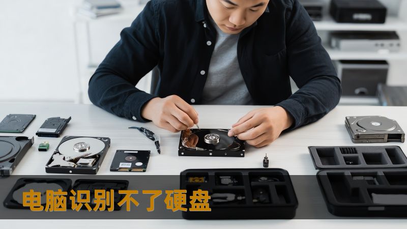 电脑无法识别硬盘怎么办？详解原因与解决方案帮助你快速恢复数据            硬盘突然“失踪”！电脑不识别硬盘背后隐藏的秘密    每天都在电脑上工作、存储珍贵的照片、重要文件，却突然发现电脑无法识别硬盘，仿佛硬盘“蒸发”了一样。对于设计师、摄影师、公司IT，甚至普通用户而言，这都是一场突然降临的噩梦——无法访问宝贵数据，工作流程被打乱，焦虑情绪升腾。这种情况多半让人摸不着头脑：硬盘到底出了...