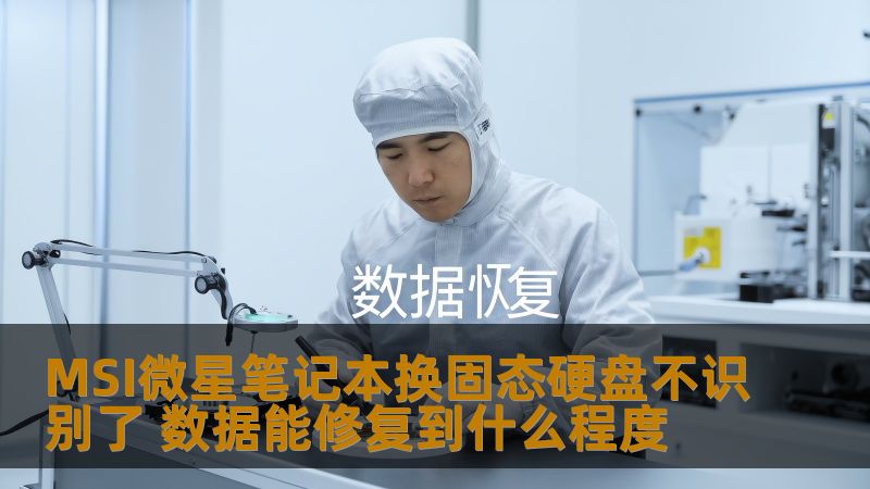 MSI微星笔记本更换固态硬盘后不识别数据修复分析与建议，了解常见故障及解决方法，助您恢复重要数据。