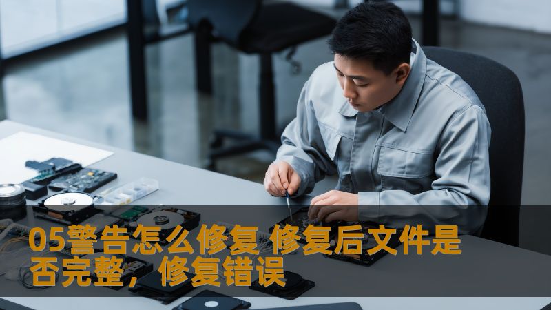 了解如何修复05警告问题，确保文件修复后完整无缺。本文将为您提供详细的解决方案与步骤，帮助您快速修复系统警告，保障文件的完整性与安全性。
