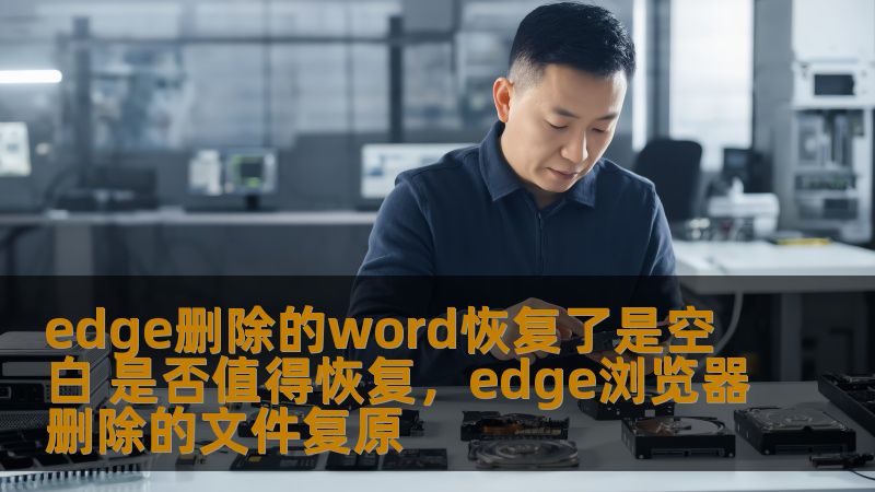 最近，有不少用户在使用Edge浏览器删除文件后，发现尝试恢复Word文档时却出现空白页面。对于这一问题，很多人感到困惑，不知道是否值得恢复这些空白文件。在这篇文章中，我们将探讨这个问题，并提供相关的解决方案与建议，帮助大家判断是否值得花时间恢复这些文件。