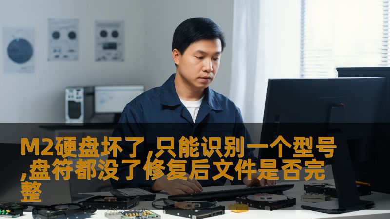 M2硬盘坏了,只能识别一个型号，盘符消失，如何修复后确保文件完整性？详尽分析与操作指南。