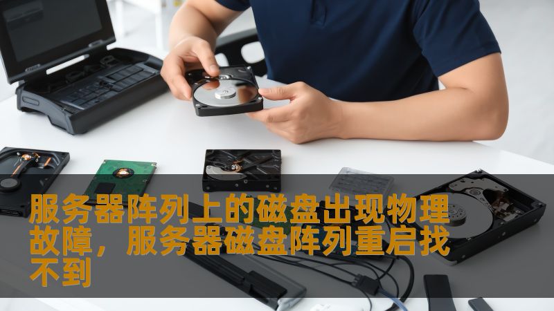 服务器阵列上的磁盘出现物理故障，服务器磁盘阵列重启找不到