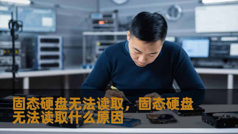 固态硬盘无法读取？技王数据恢复工程师详解5大应对方案    凌晨3点，设计师林小姐盯着电脑屏幕浑身发冷——存着年度提案的SSD突然无法识别。这种场景每天都在上演：摄影师外拍途中移动硬盘罢工、财务人员报销单消失、学生熬夜写的论文变成乱码...当固态硬盘罢工时，数据焦虑指数会随着时间推移直线上升。    一、固态硬盘