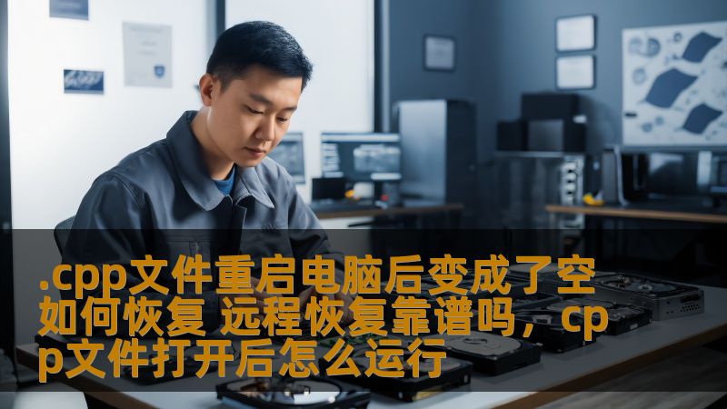 .cpp文件重启电脑后变成了空如何恢复 远程恢复靠谱吗，cpp文件打开后怎么运行