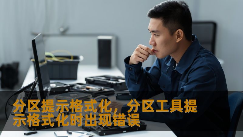 分区提示格式化，分区工具提示格式化时出现错误