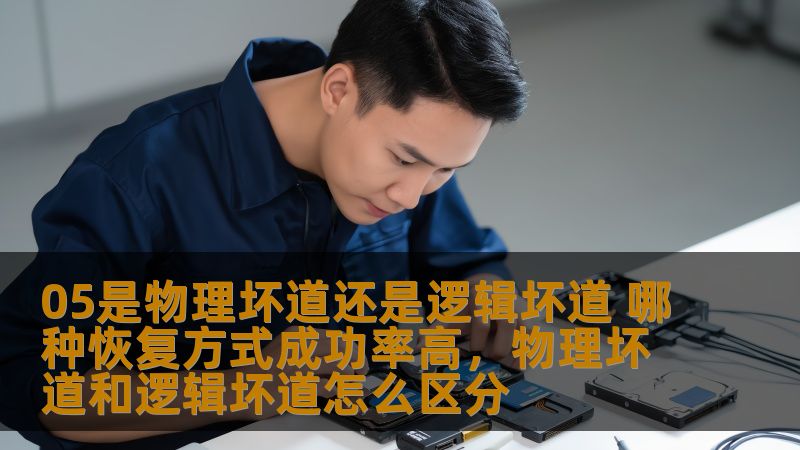 本文详细分析了硬盘故障中的“05”错误，帮助用户识别物理坏道与逻辑坏道的区别，提供不同恢复方法的成功率，并为硬盘恢复提供有用的建议。