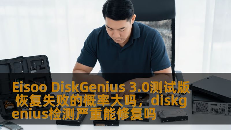 Eisoo DiskGenius 3.0测试版 恢复失败的概率大吗，diskgenius检测严重能修复吗