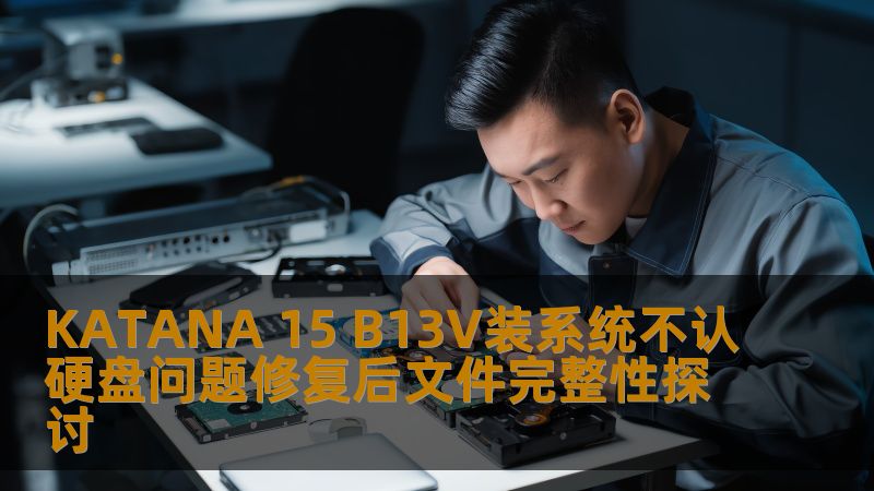KATANA 15 B13V装系统不认硬盘问题修复后文件完整性探讨