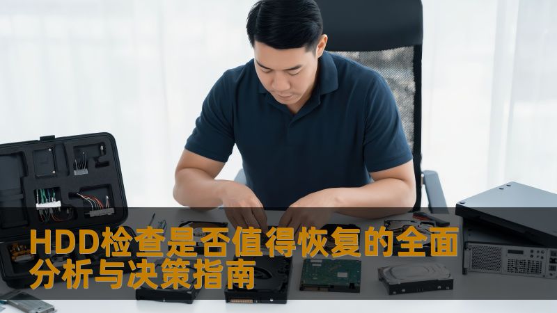 HDD检查是否值得恢复的全面分析与决策指南，帮助您了解硬盘故障及恢复步骤，确保数据安全。