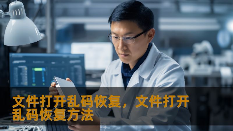 文件打开乱码恢复全攻略：从原理到实战案例解析    一、文件乱码背后的真相：数据存储的脆弱性    凌晨三点的设计工作室里，李设计师盯着屏幕上的乱码文件浑身发冷——明天就要交付的VI方案变成了一堆