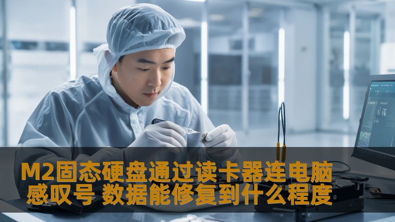 M2固态硬盘通过读卡器连电脑 感叹号 数据能修复到什么程度