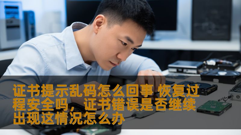 证书提示乱码怎么回事 恢复过程安全吗，证书错误是否继续出现这情况怎么办