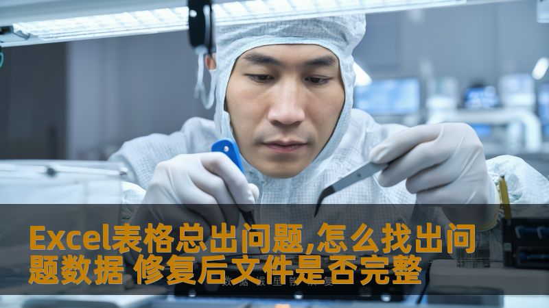 Excel表格总出问题,怎么找出问题数据 修复后文件是否完整