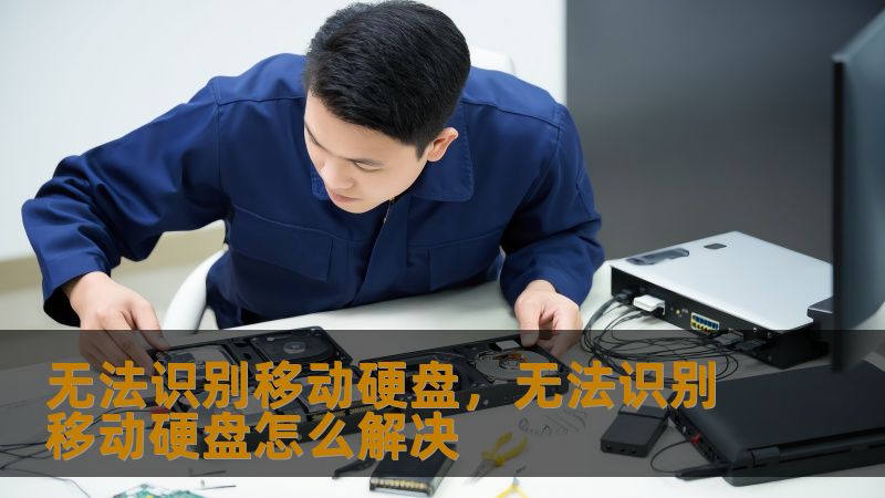 无法识别移动硬盘，无法识别移动硬盘怎么解决