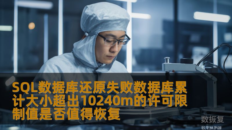 探讨SQL数据库还原失败时，累计大小超出10240m的许可限制值是否值得恢复，分析故障原因与恢复步骤。