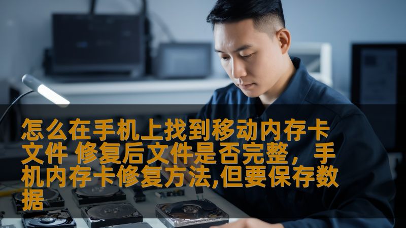 探讨如何在手机上找到移动内存卡上的文件，并针对修复后的文件完整性提供解决方案。详细介绍了操作步骤、注意事项及常见问题的解决方案，帮助用户更好地管理和修复内存卡数据。