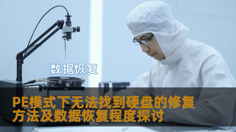 探讨PE模式下无法找到硬盘的修复方法及数据恢复程度，提供实用的操作步骤和真实案例分析。