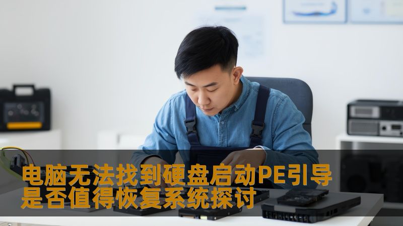 本文探讨了电脑无法找到硬盘启动PE引导是否值得恢复系统，分析故障原因及恢复方法，提供实用案例和解答常见问题。