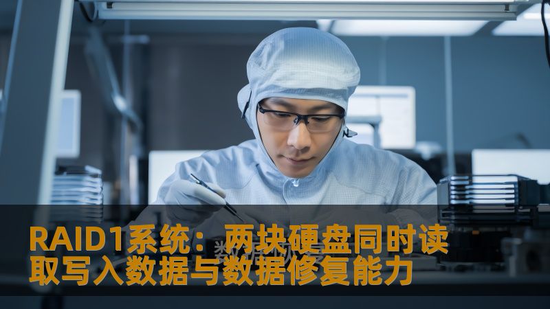 了解RAID1系统如何实现两块硬盘的同时读取和写入数据，以及在故障情况下的数据修复能力。