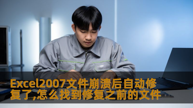 Excel2007文件崩溃后自动修复了, 如何找到修复之前的文件？本文详细解析操作步骤与费用。