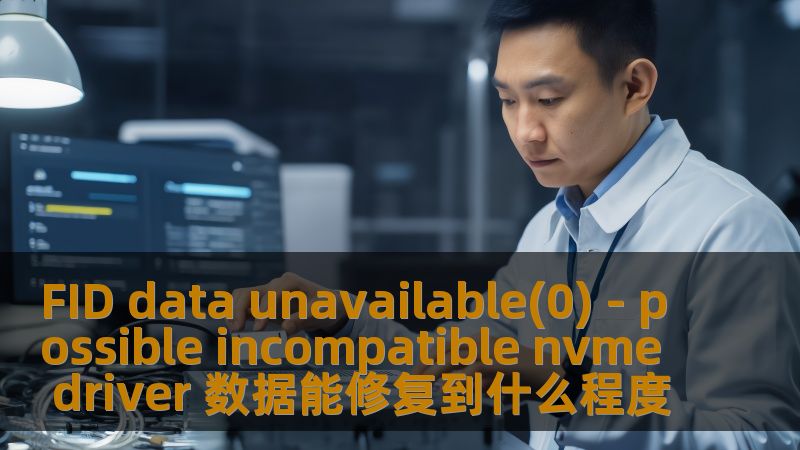 FID data unavailable(0) - possible incompatible nvme driver 数据能修复到什么程度？了解常见故障、操作步骤及恢复案例，助您快速解决数据丢失问题。