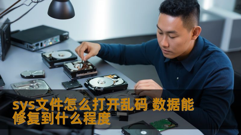 探讨sys文件怎么打开乱码及数据能修复到什么程度，分析常见故障，提供详细操作步骤和真实恢复案例。