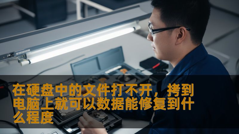 当硬盘中的文件打不开时，是否真的无法恢复？拷到电脑后数据能修复到什么程度？本文深入探讨了文件无法读取的原因、修复过程及数据恢复的可行性，为您提供全面的解决方案。