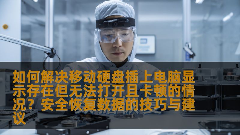 遇到移动硬盘插上电脑显示存在却无法打开，甚至操作过程中非常卡顿，很多人都会陷入焦虑。本文将深入探讨如何安全恢复数据，确保您的数据不丢失，同时提高硬盘的使用效率。