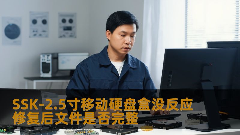 SSK-2.5寸移动硬盘盒没反应？了解常见故障及修复方法，确保文件完整性，快速恢复数据。