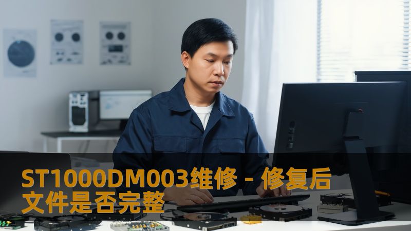 ST1000DM003维修后数据恢复完整性评估与分析，提供详细的故障分析和恢复步骤，确保数据完整。