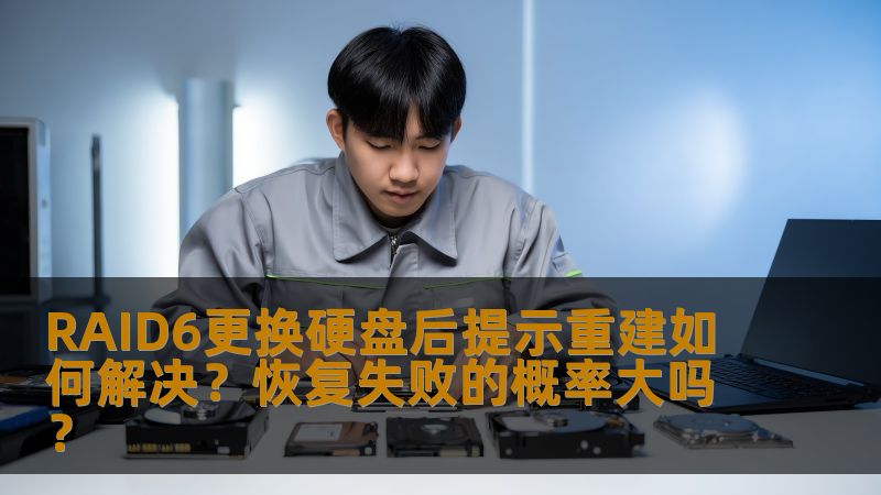 RAID6更换硬盘后提示重建如何解决？恢复失败的概率大吗？