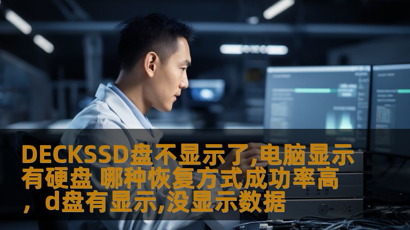 DECKSSD盘不显示了,电脑显示有硬盘 哪种恢复方式成功率高，d盘有显示,没显示数据