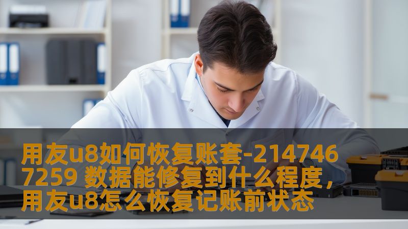用友u8如何恢复账套-2147467259 数据能修复到什么程度，用友u8怎么恢复记账前状态