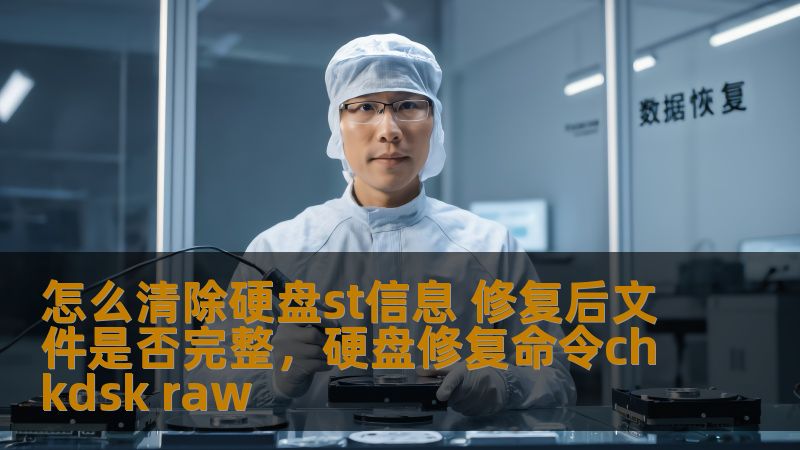怎么清除硬盘st信息 修复后文件是否完整，硬盘修复命令chkdsk raw