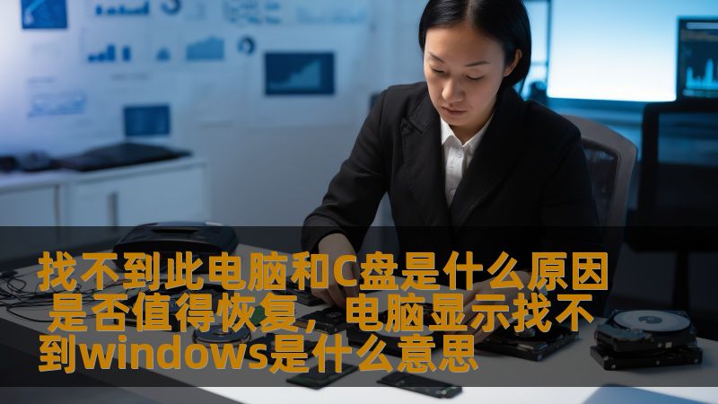 找不到此电脑和C盘是什么原因 是否值得恢复，电脑显示找不到windows是什么意思