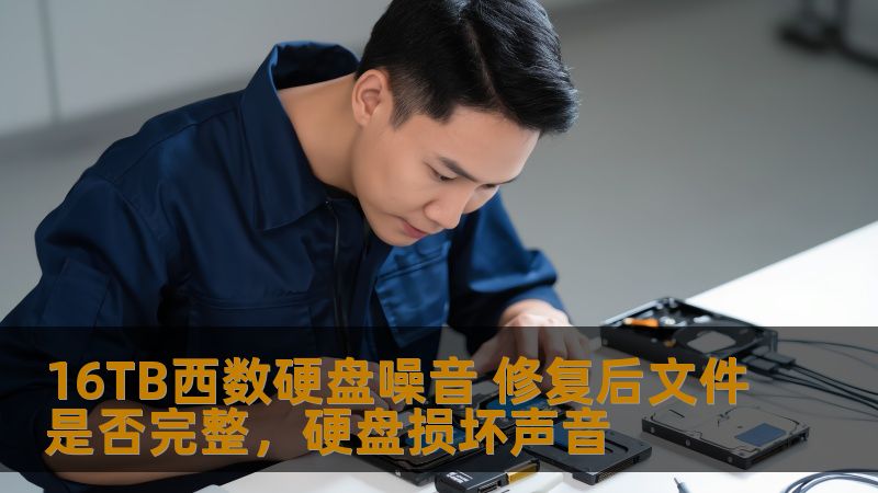 16TB西数硬盘噪音 修复后文件是否完整，硬盘损坏声音