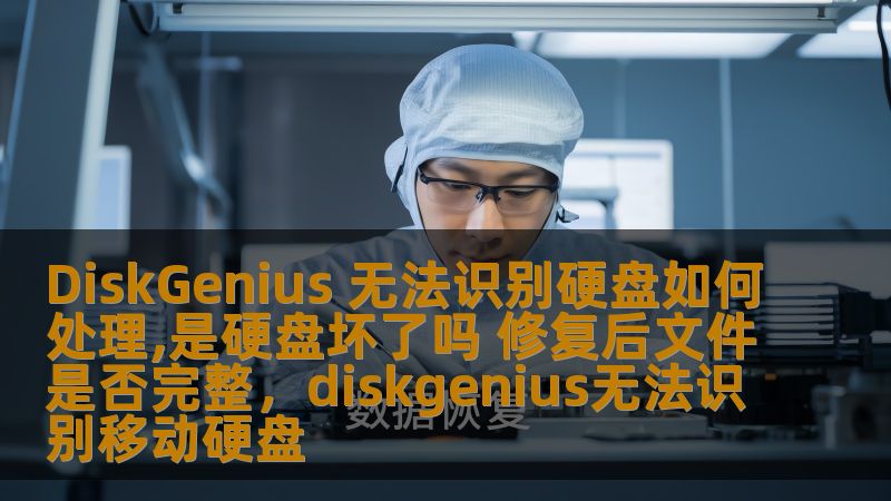 DiskGenius无法识别硬盘的常见问题和解决办法。是否意味着硬盘坏了？修复后文件是否能完整恢复？本文为你解答如何通过DiskGenius修复硬盘故障，确保数据完整性。