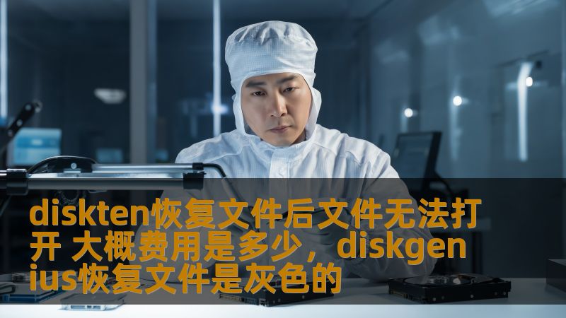 diskten恢复文件后文件无法打开 大概费用是多少，diskgenius恢复文件是灰色的