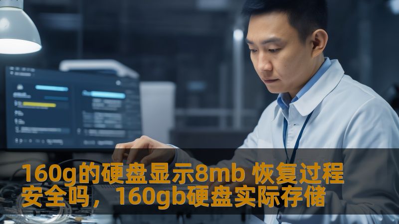 160g的硬盘显示8mb 恢复过程安全吗，160gb硬盘实际存储