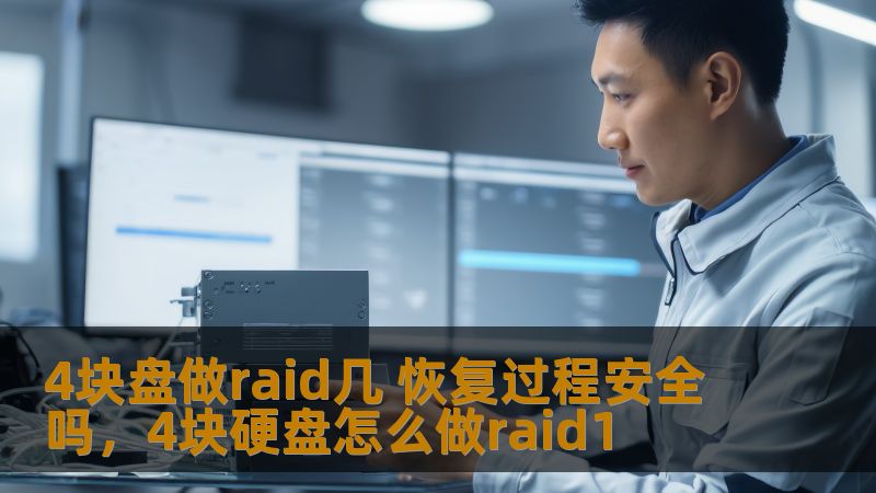 本文详细探讨了如何通过4块硬盘构建RAID阵列，结合其恢复过程的安全性，帮助用户做出更明智的决策，确保数据的安全和系统的高效运行。