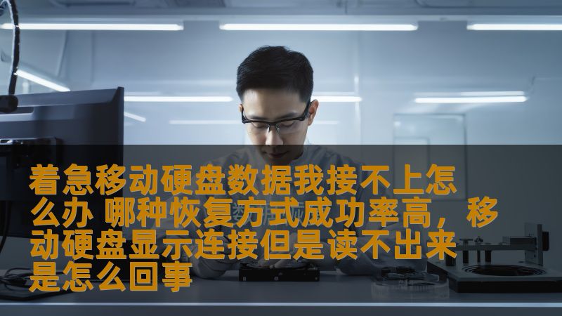 着急移动硬盘数据我接不上怎么办 哪种恢复方式成功率高，移动硬盘显示连接但是读不出来是怎么回事