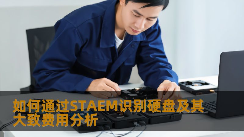 通过STAEM识别硬盘的步骤及费用分析，帮助用户了解硬盘故障及数据恢复的相关信息。