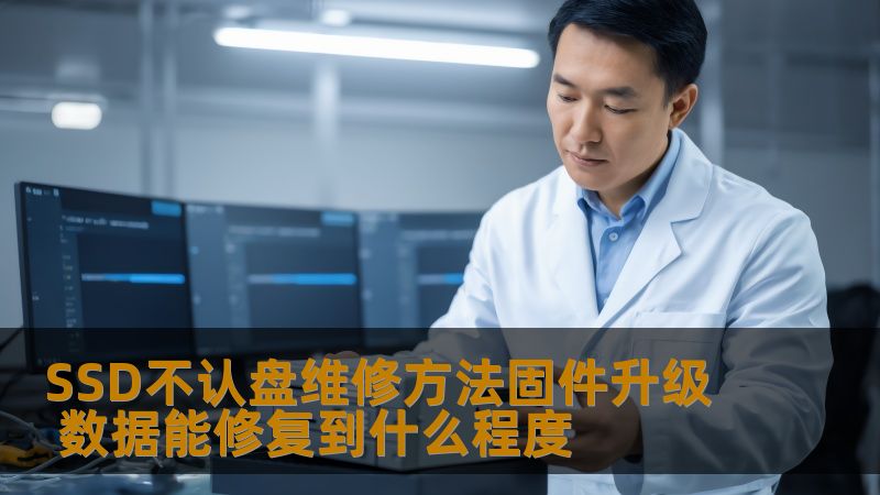 SSD不认盘维修方法固件升级 数据能修复到什么程度