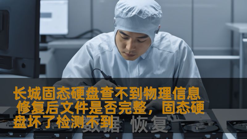长城固态硬盘查不到物理信息 修复后文件是否完整，固态硬盘坏了检测不到