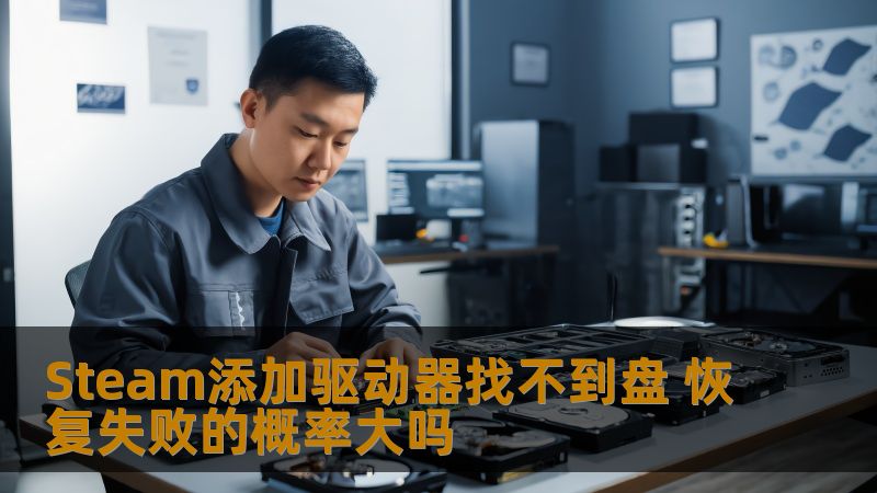 Steam添加驱动器找不到盘 恢复失败的概率大吗 Steam添加驱动器找不到盘 恢复失败的概率大吗